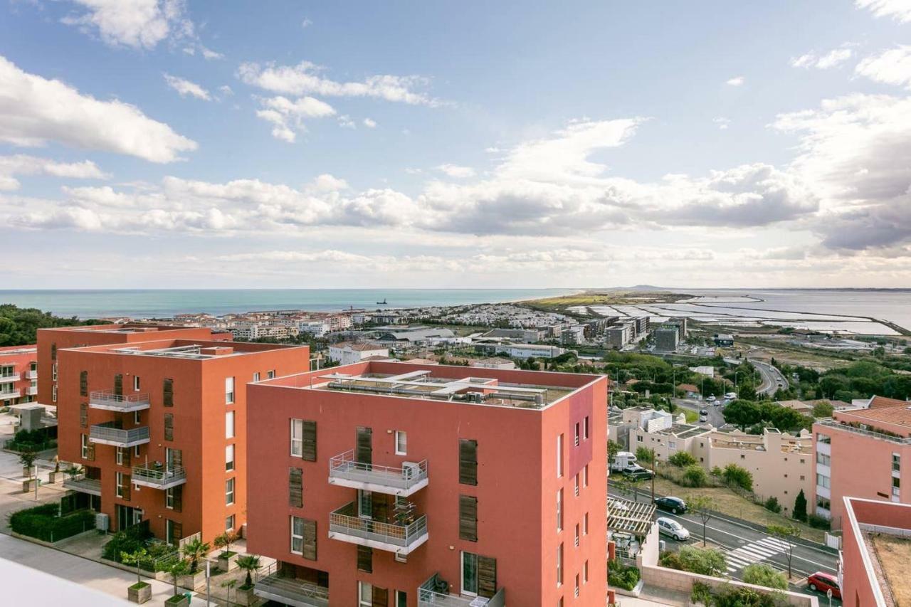 "Bien Vivre Ensemble" Aux Marches Du Soleil - Chambres Privees Chez L'Habitant Dans Appartement Partage Sete Bagian luar foto
